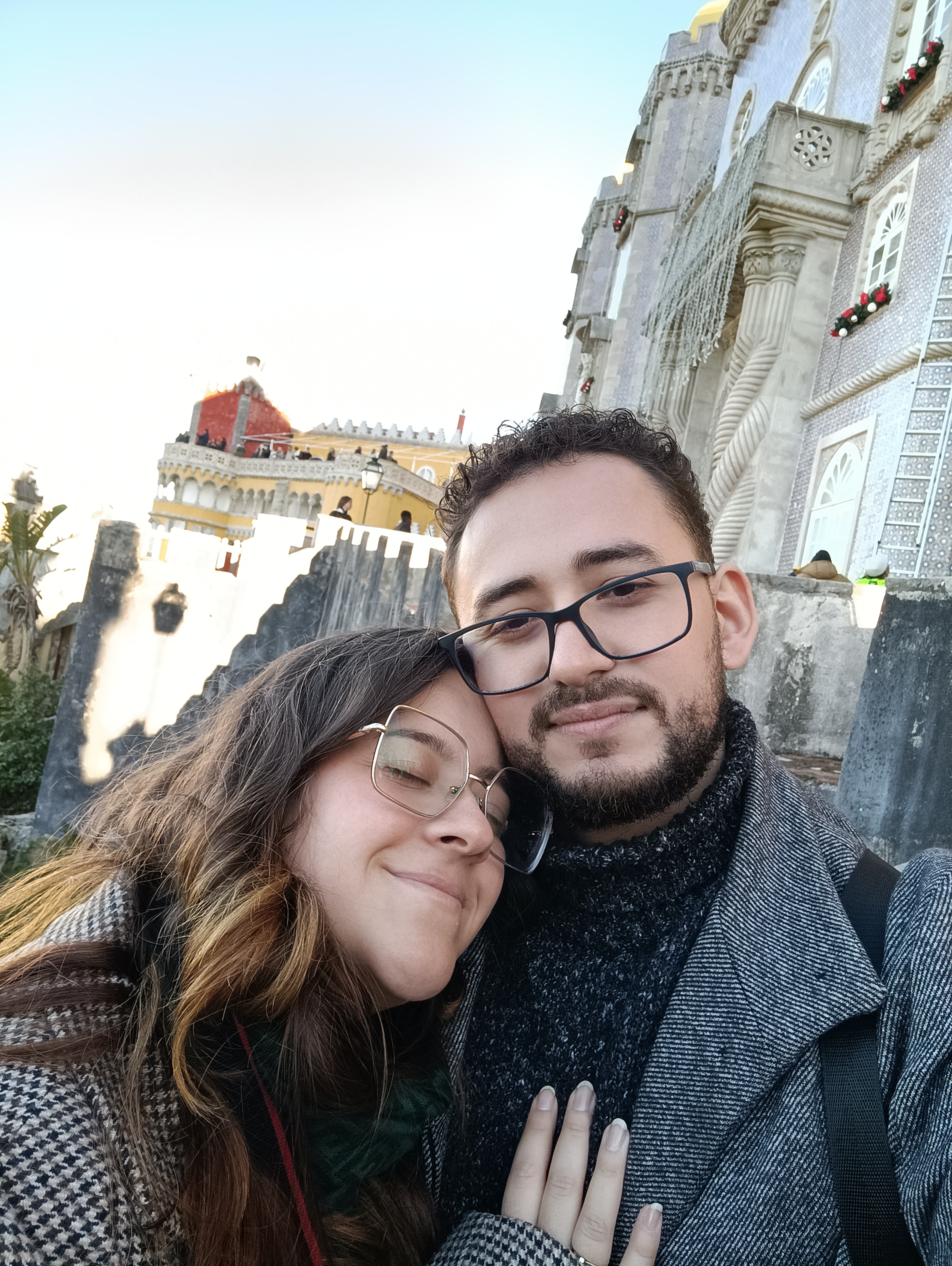 Eduardo e Luiza em um momento juntos